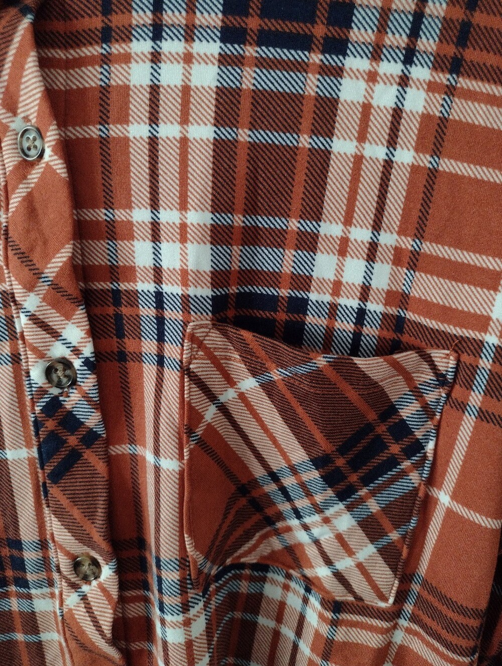 Rue 21 Plaid Womens Shirt Large - Picture 4 of 6